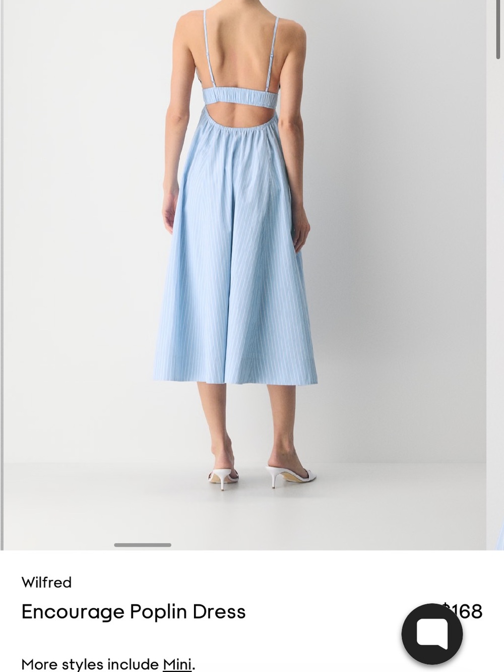 Aritzia Encourage Poplin Maxi Dress - Picture 5 of 5